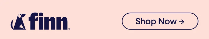 Finn logo and Shop Now Button