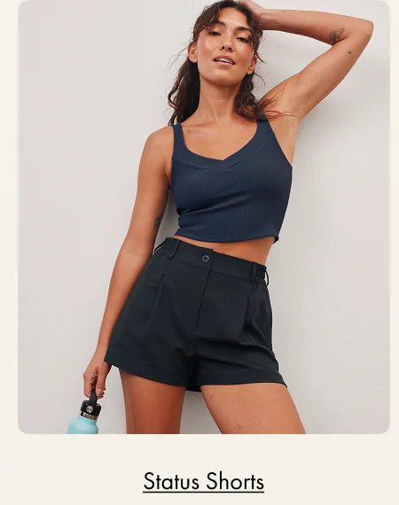 Status Shorts in Nocturnal Navy