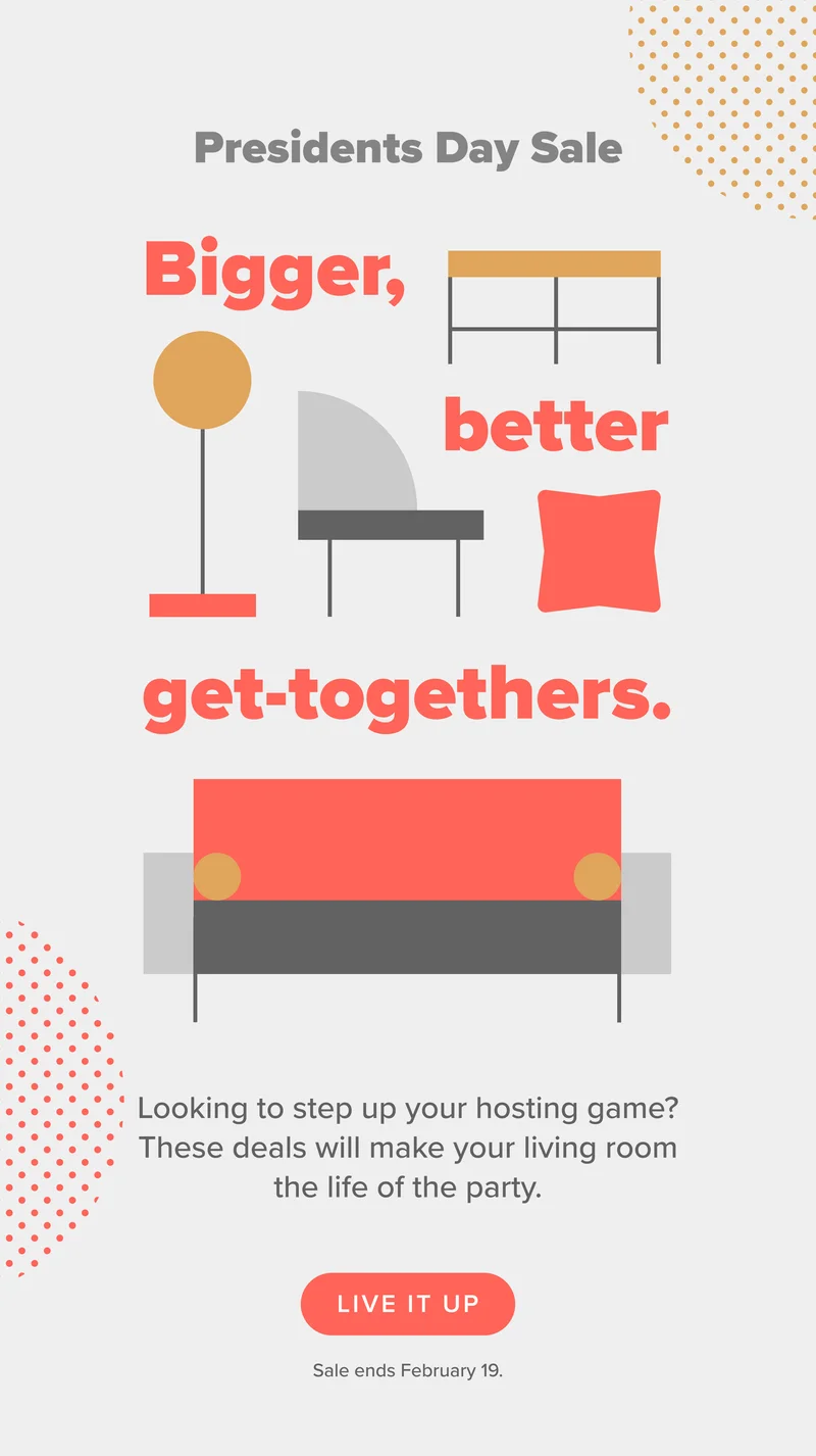 Looking to step up your hosting game? These deals will make your living room the life of the party. Live the sale. Only until February 19.