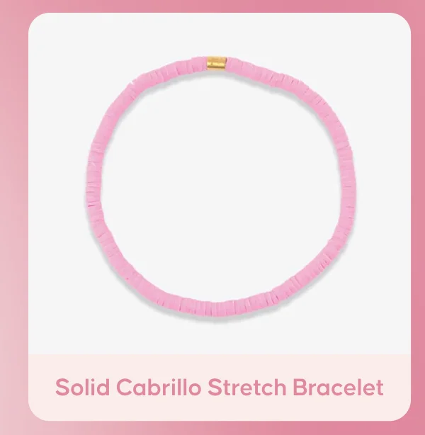 Solid Cabrillo Stretch Bracelet