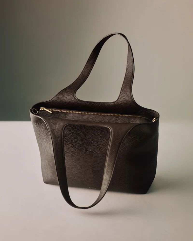 System Zipper Tote 13-Inch Mocha