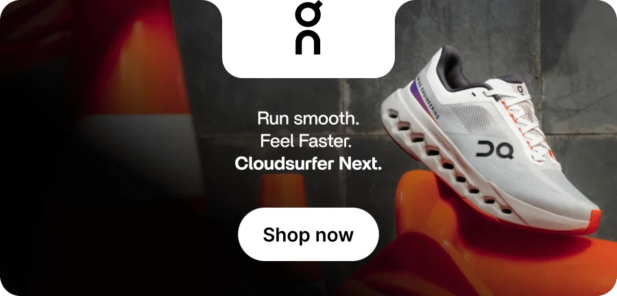 On: Run smooth. Feel Faster. Cloudsurfer Next.