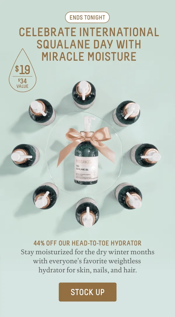 The Big Annual Squalane Sale
