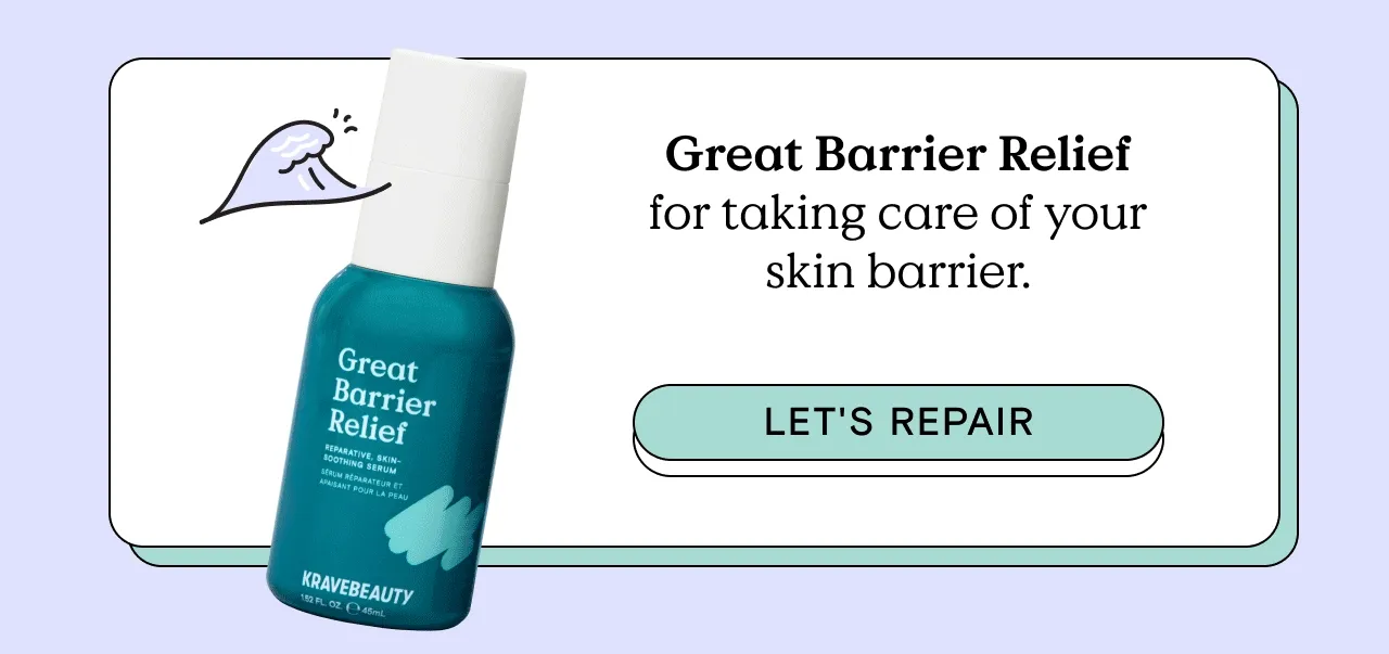 Great Barrier Relief for taking care of your skin barrier. Let's repair!