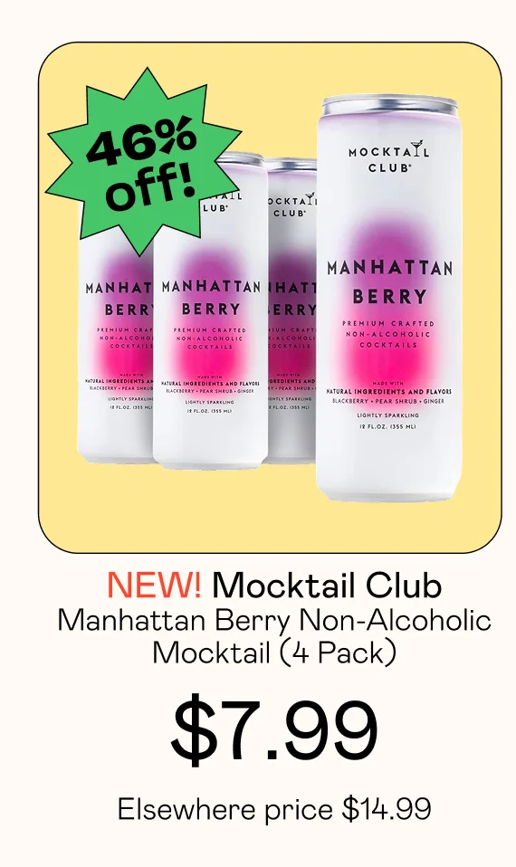 Manhattan Berry Non-Alcoholic Mocktail (4 Pack)