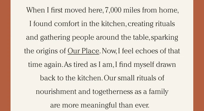In February, we welcomed our daughter, Sophia, and now our place is full of new rhythms and hours spent learning to smile. New motherhood is beautiful and disorienting all at once.