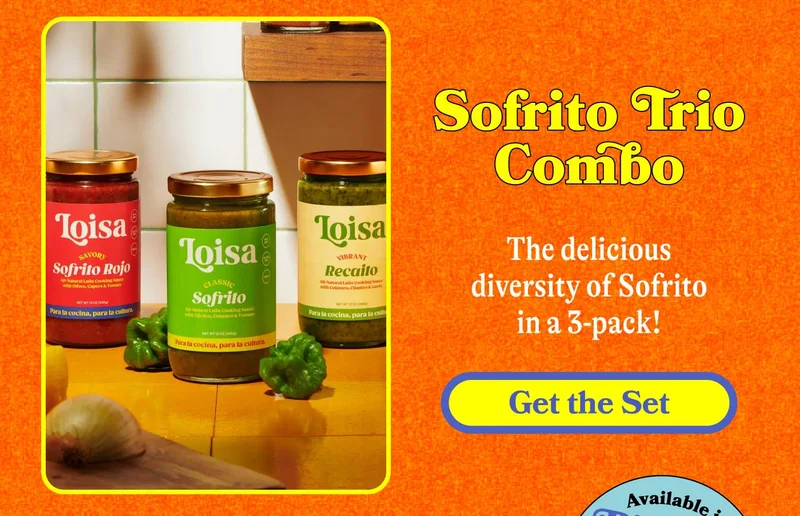 Sofrito Trio Combo The delicious diversity of Sofrito in a 3-pack! GET THE SET