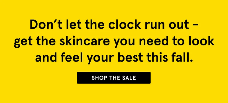 Don't let the clock run out - shop the sale.