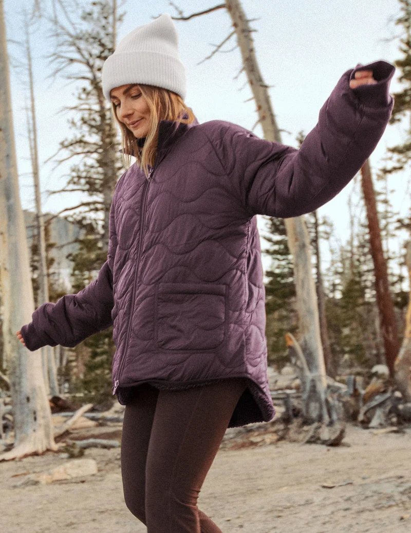Image of 2-Way Quilted Jacket
