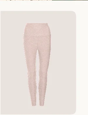 Spacedye Caught In The Midi High Waisted Legging in Chai