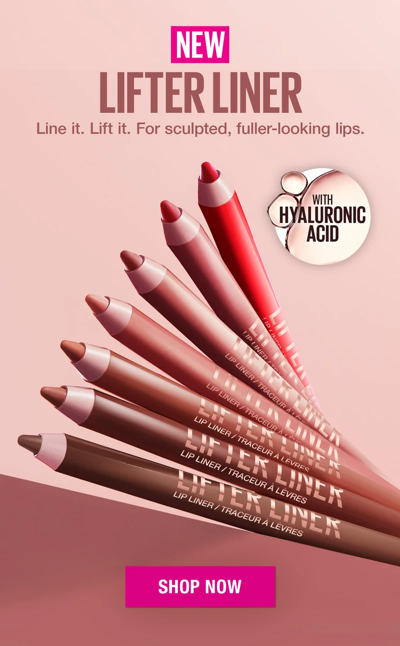NEW! Lifter Liner. Line It. Lift It. For sculpted, fuller-looking lips.