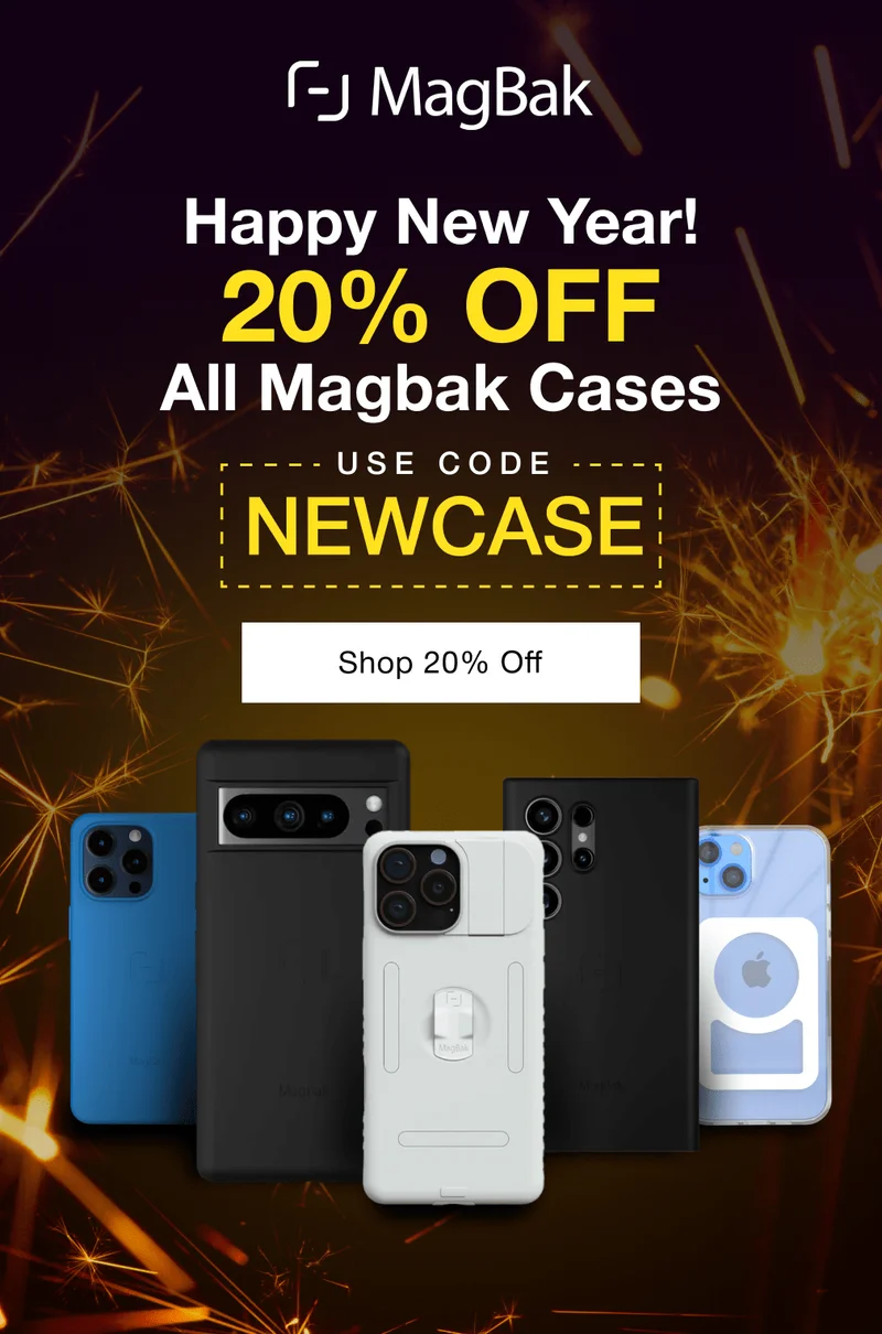 Happy New Year! 20% OFF All Magbak Cases USE CODE NEWCASE