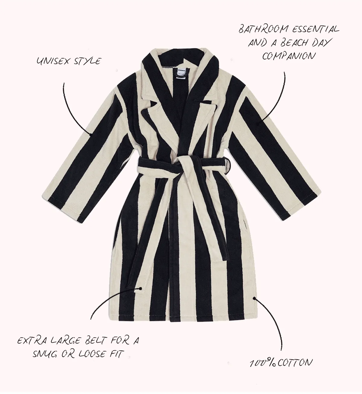 Striped robes
