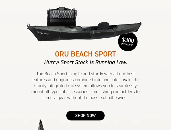 Deal of the Week! 20% OFF All Beach Models + Free Gear Bundle with Purchase