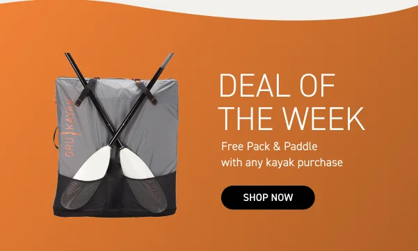 ENDS TONIGHT: Free Paddle + Pack with Any Kayak Purchase