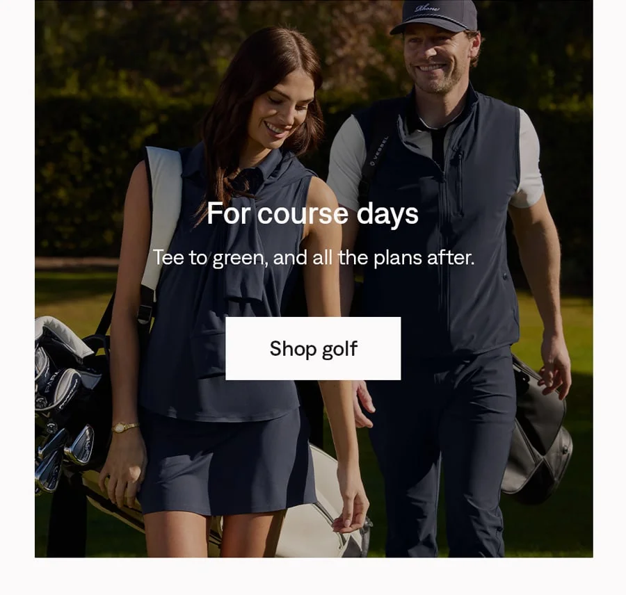 For course day: Shop golf