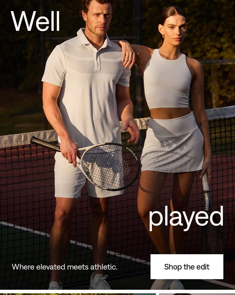 Well played: Court sports. Shop the edit