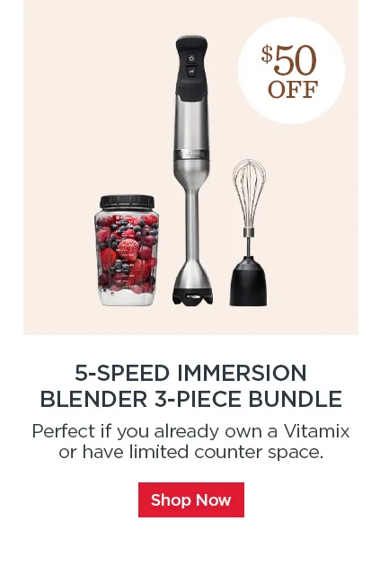 5-Speed Immersion Blender 3-Piece Bundle