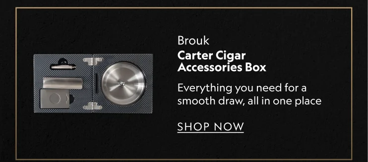 Carter Carbon Fiber Cigar Accessories Box