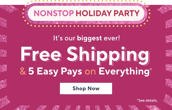 Free Shipping on Everything