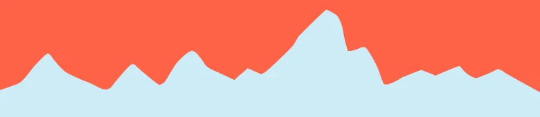 Mountain range graphic.