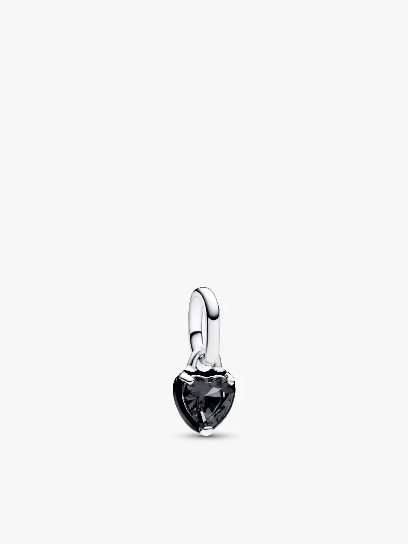 Pandora ME Black Chakra Heart Mini Dangle Charm