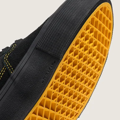 Black Mustard Yellow Skate Half Cab Shoe