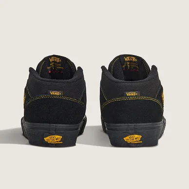 Black Mustard Yellow Skate Half Cab Shoe