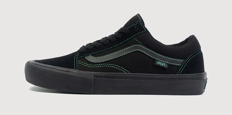 Black Green Skate Old Skool Shoe
