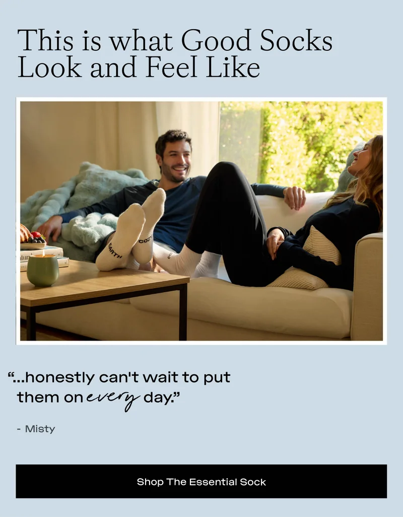 This is what good socks look and feel like - Shop Essential Socks