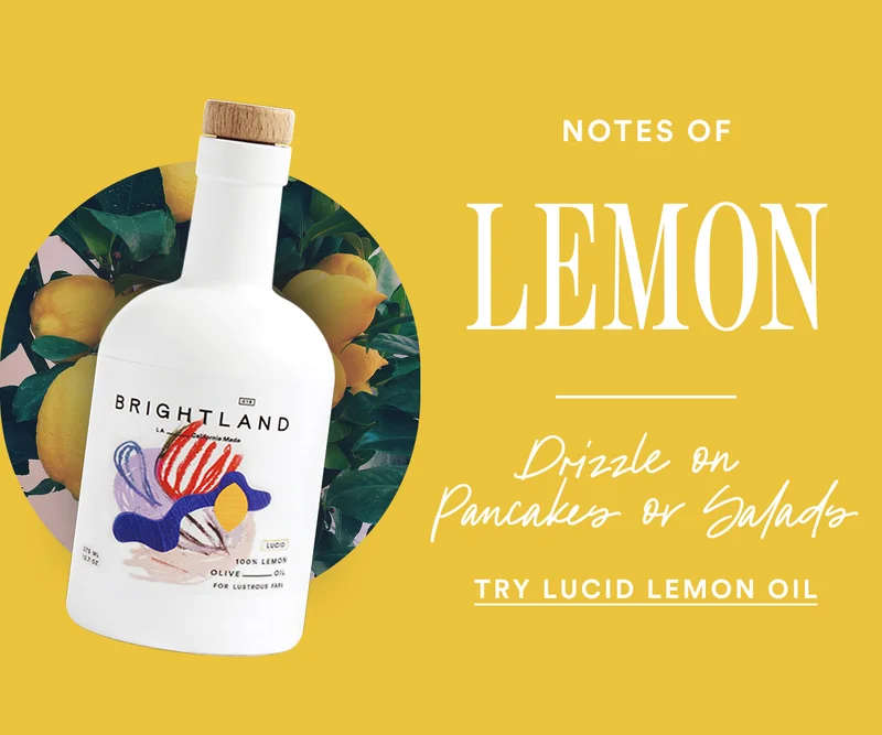 Notes of lemon. Drizzle on  Pancakes or Salads