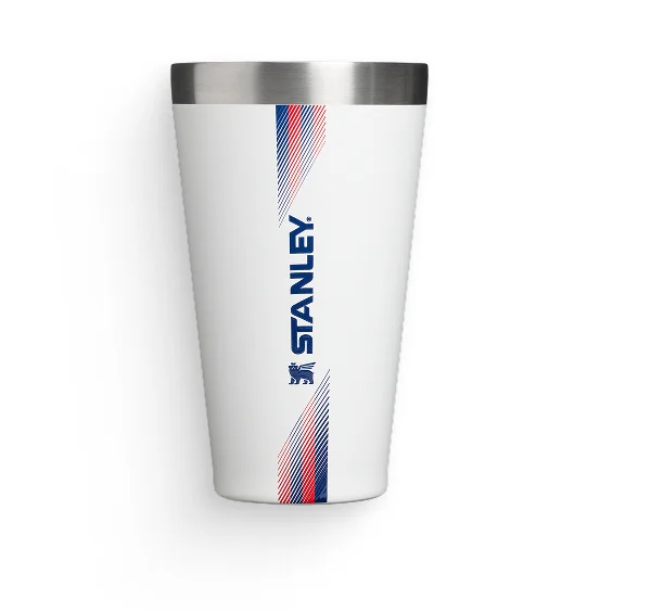 The Country Collection Stacking Pint | 16 OZ | Team White Dark Blue