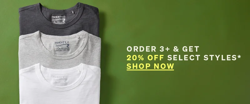 Bunldes: Order 3+ & Get 20% Off Select Styles