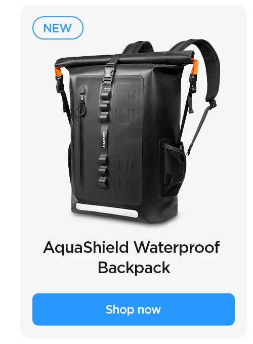 New: AquaShield Waterproof Backpack for hiking, travel, and more