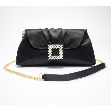 Isaac Mizrahi Live! Always Isaac Clutch w/ Crossbody Strap
