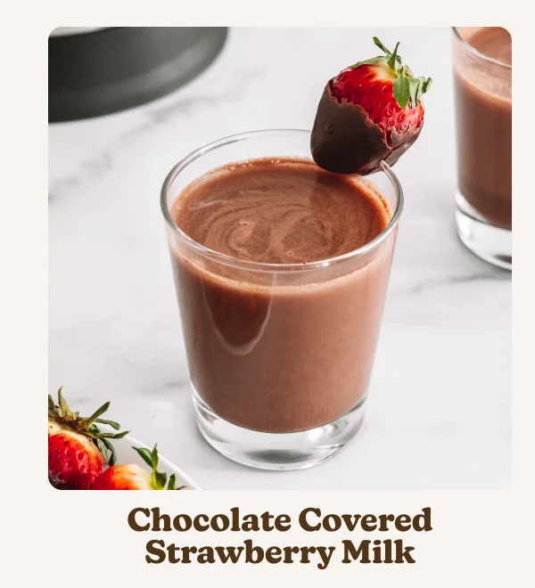 Almond Cow Chocolate Covered Strawberry Milk recipe