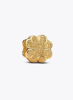 Textured Clover Mini Charm