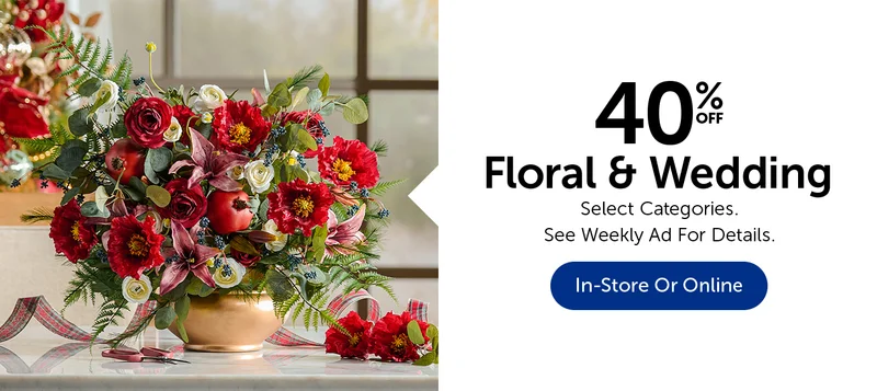 40% Off Floral & Wedding