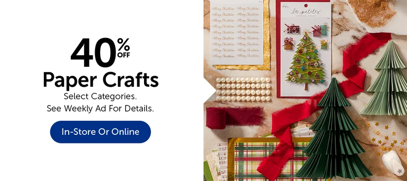 40% Off Paper Crafts