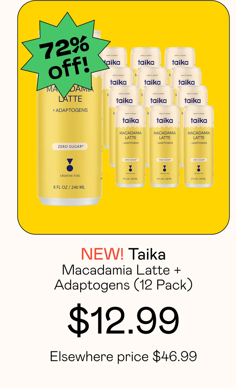 Macadamia Latte + Adaptogens (12 Pack)