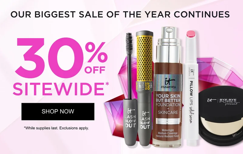 30% OFF SITEWIDE