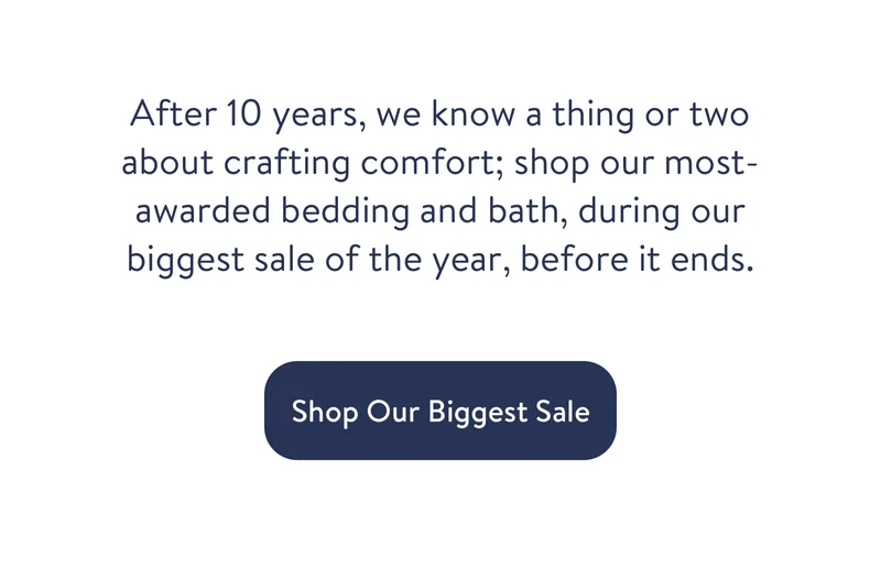 Shop our biggest sale