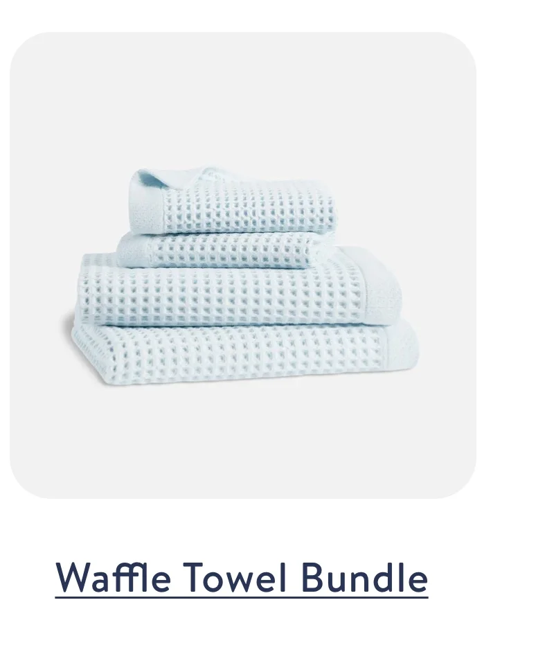 Waffle towel bundle