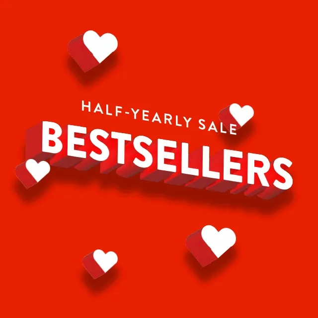 Half-Yearly Sale bestsellers up to 60% off.