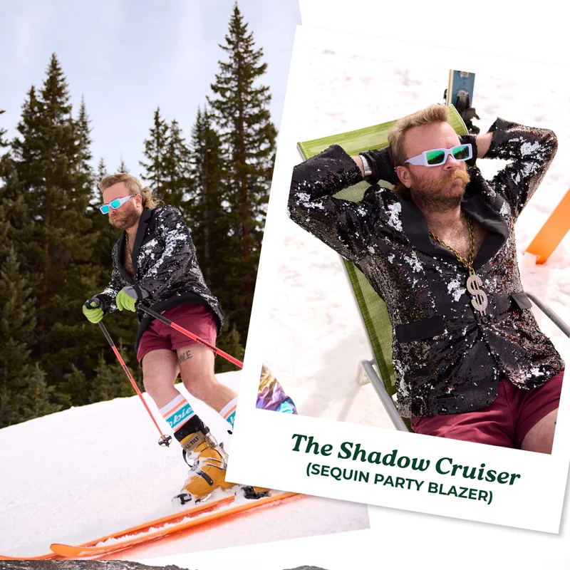 Sequin Party Blazer: The Shadow Cruiser