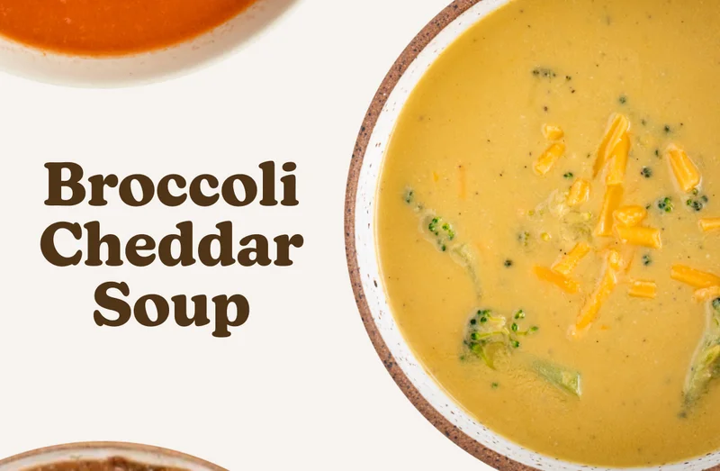 Almond Cow Broccoli Cheddar Soup recipe