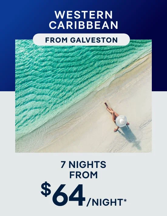 Western Caribbean From Galveston – 7 Nights – Click to View Cruises & Book Now