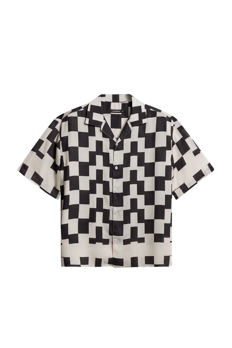 Image of Ellis Stack Bridge Print Shirt / Moonbeam