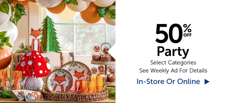 50% Off Party - Select Categories