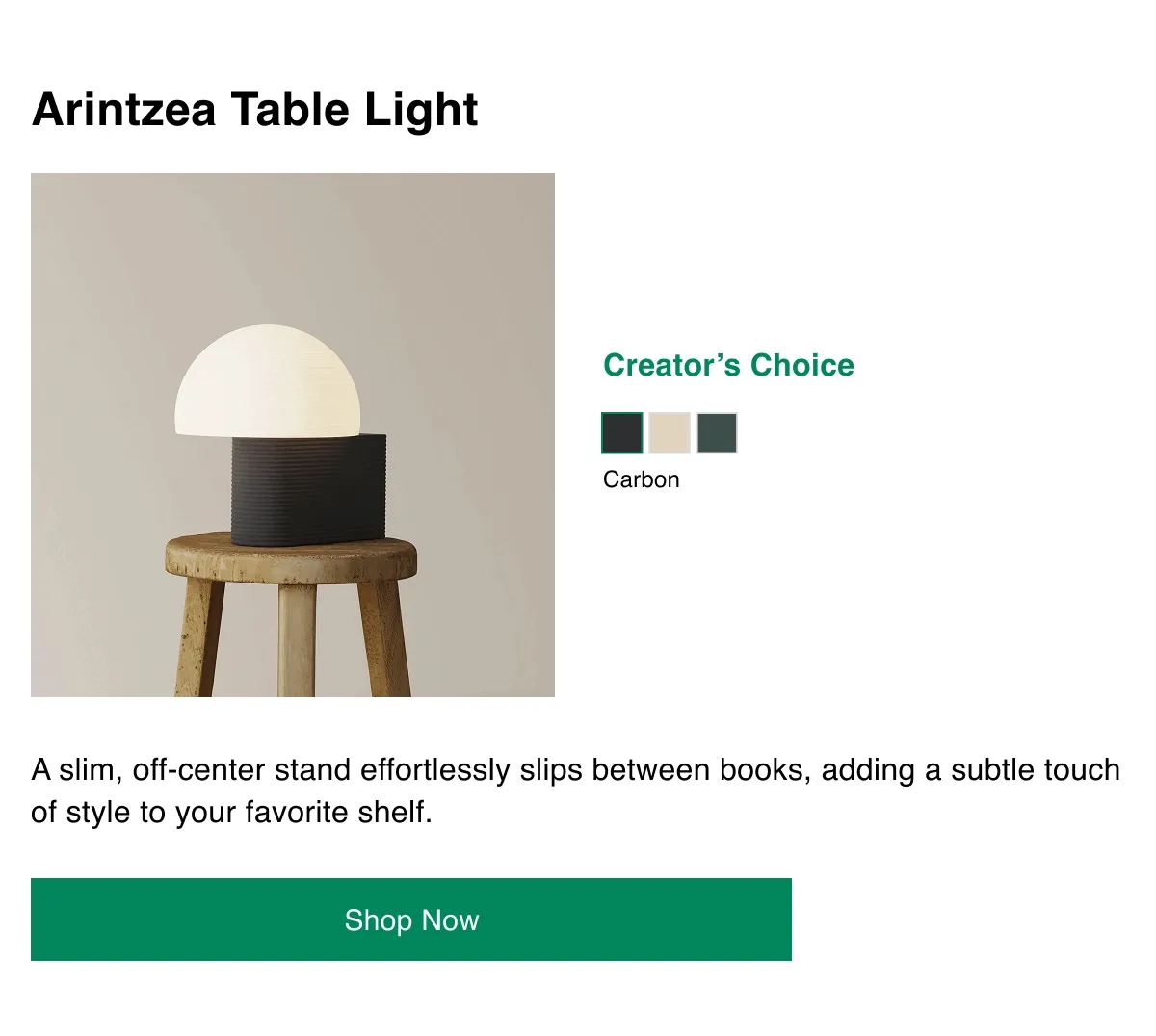 Arintzea Table Light